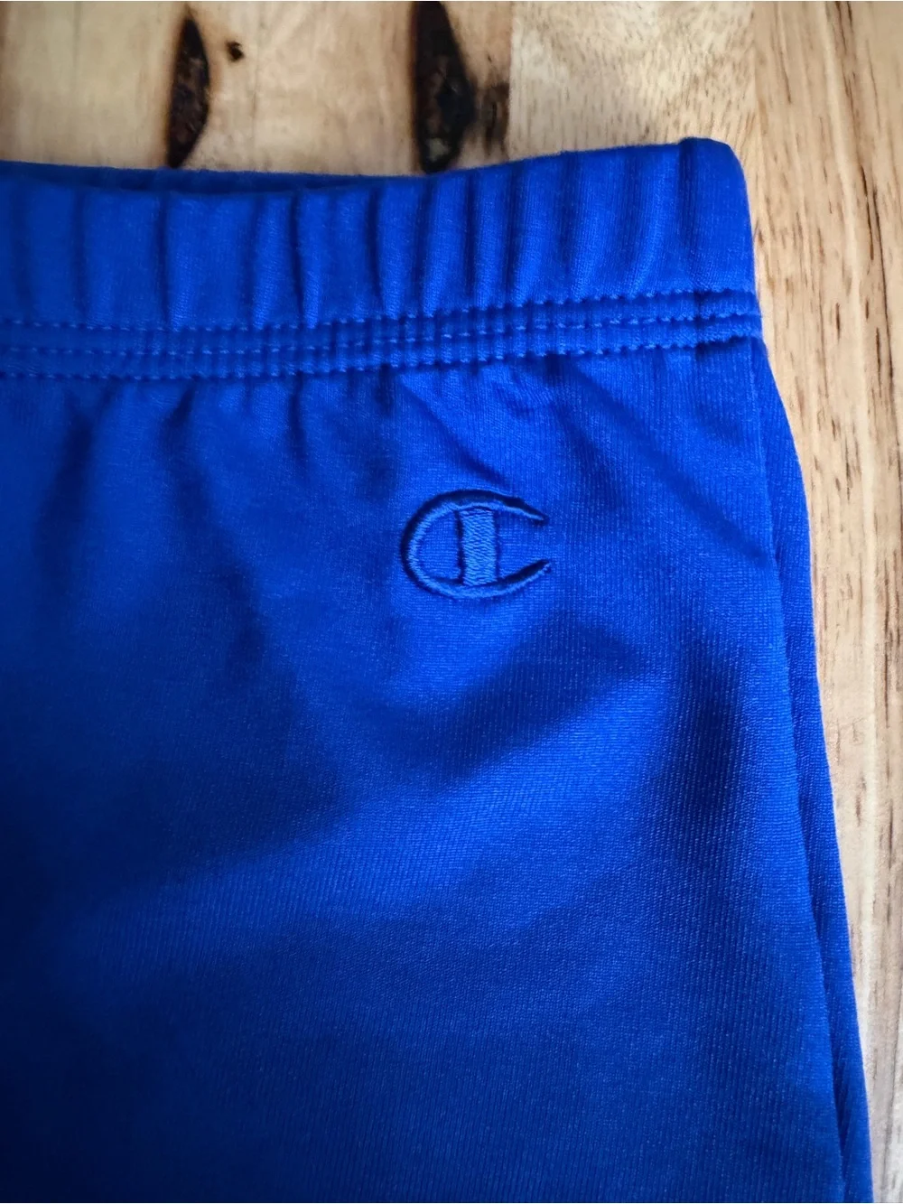 Champion Blue Performance Shorts with Elastic Waist